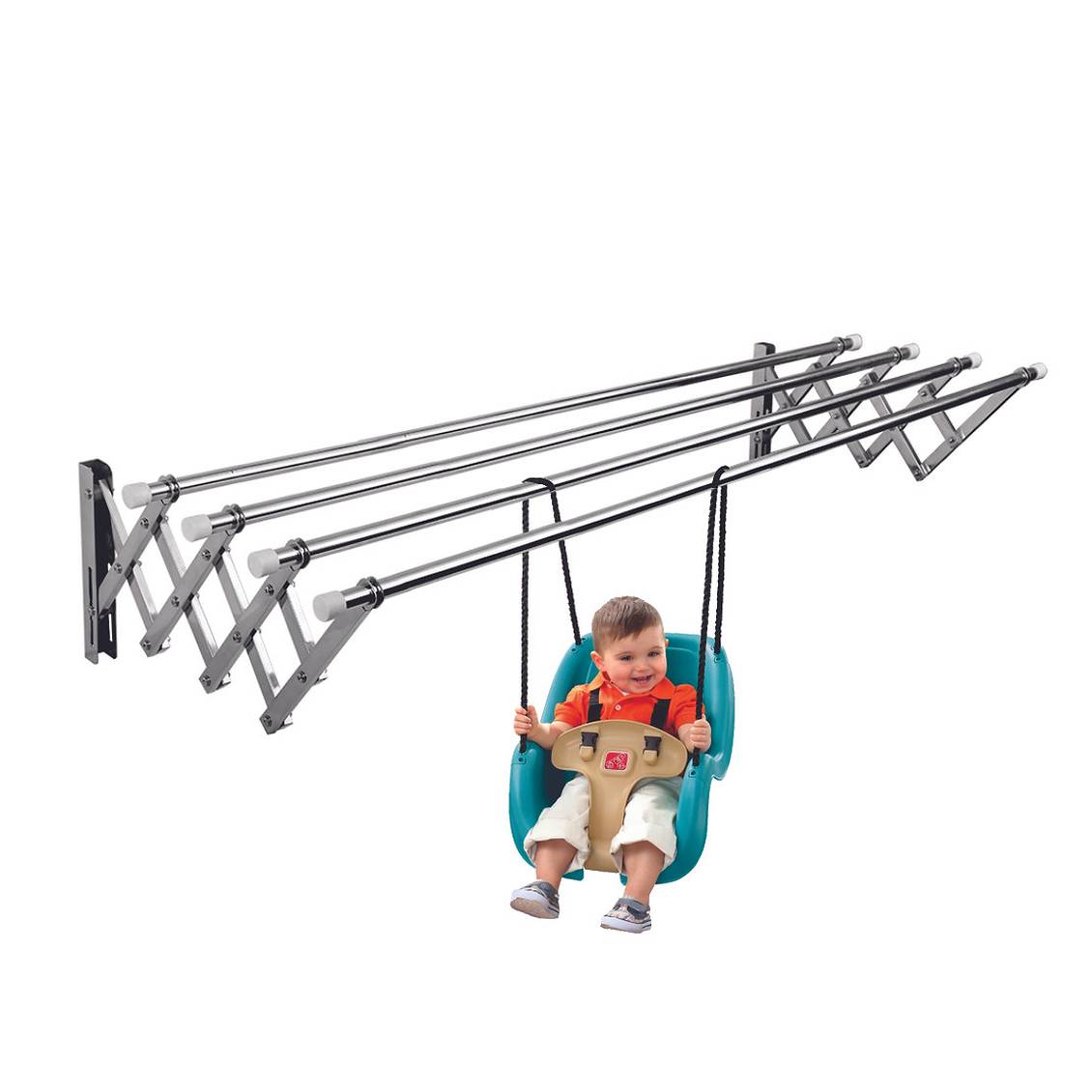 Giàn phơi đồ inox xếp gọn tiện lợi giá rẻ tại Bình Dương